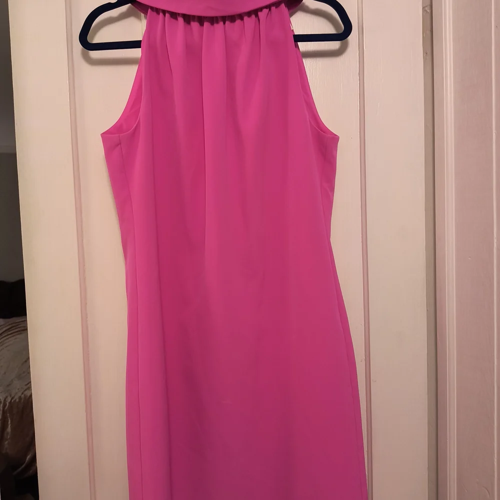 Sail to Sable Pink Halter Sheath Dress
